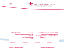 Tablet Screenshot of ht-konzeptbau.de